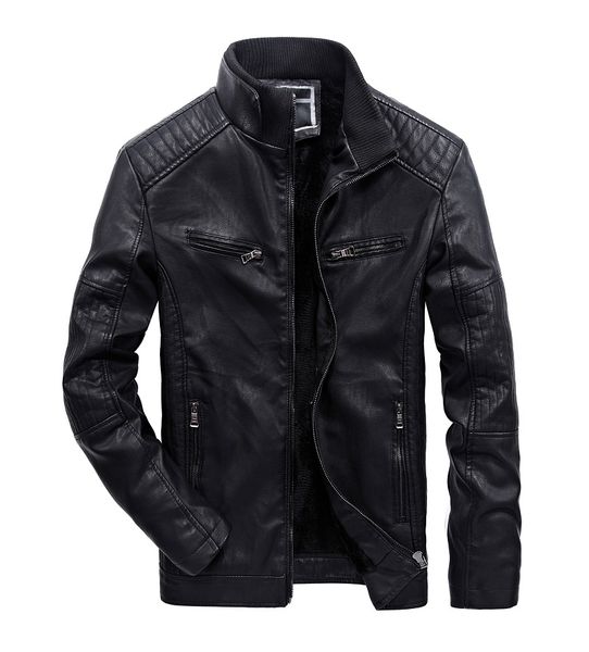 brand coats mens motorcycle leather jackets outwear overcoat fur liner slim fit warm thick windbreaker christmas day high quality, Black
brand coats mens motorcycle leather jackets outwear overcoat fur liner slim fit warm thick windbreaker christmas day high quality, Black