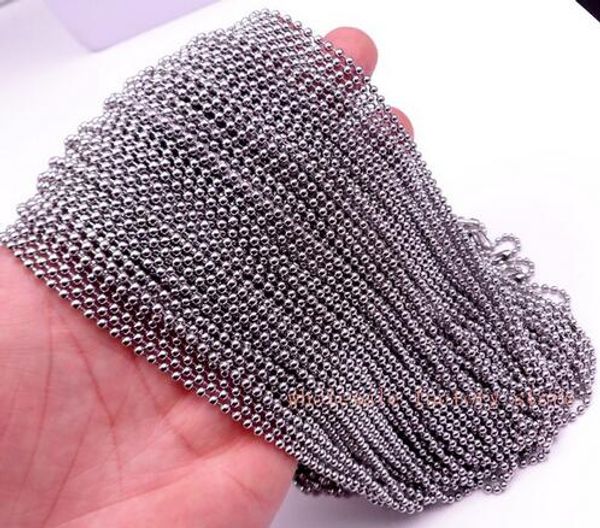 lot 100meter/bag thin 1.5mm round beads chain stainless steel jewelry finding chain diy jewelry marking silver wholesale
lot 100meter/bag thin 1.5mm round beads chain stainless steel jewelry finding chain diy jewelry marking silver wholesale