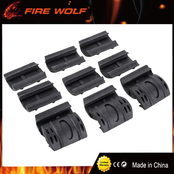 FIRE WOLF 12pcs Tactical Weaver/ Picatinny Rubber Handguard Quad Rail Covers 2 Colors BK DE for Hunting
FIRE WOLF 12pcs Tactical Weaver/ Picatinny Rubber Handguard Quad Rail Covers 2 Colors BK DE for Hunting