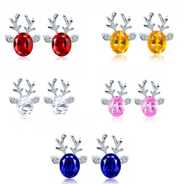 crystal earrings luxury ladies three-dimensional christmas reindeer antlers earrings gift for women girls, Golden;silver
crystal earrings luxury ladies three-dimensional christmas reindeer antlers earrings gift for women girls, Golden;silver