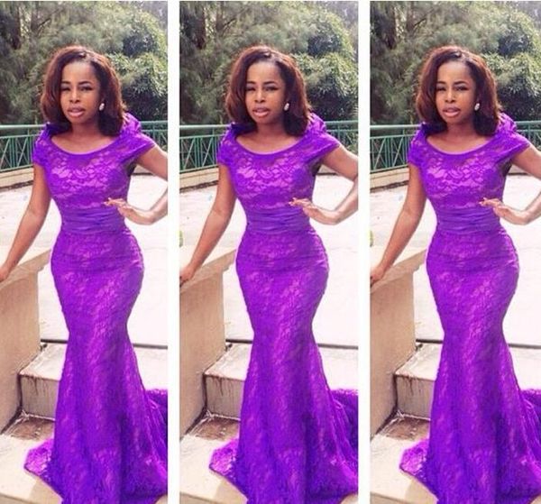2017 purple cap sleeve evening gowns dresses mermaid trumpet prom dresses scoop neck custom made vestidos de fiesta largos elegantes, Black
2017 purple cap sleeve evening gowns dresses mermaid trumpet prom dresses scoop neck custom made vestidos de fiesta largos elegantes, Black