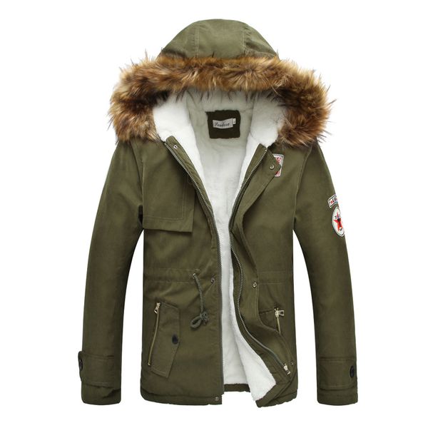 wholesale- new casual winter men parkas fleece thick warm clothing male coats jackets slim solid color casual hooded full sleeve parkas new, Black
wholesale- new casual winter men parkas fleece thick warm clothing male coats jackets slim solid color casual hooded full sleeve parkas new, Black