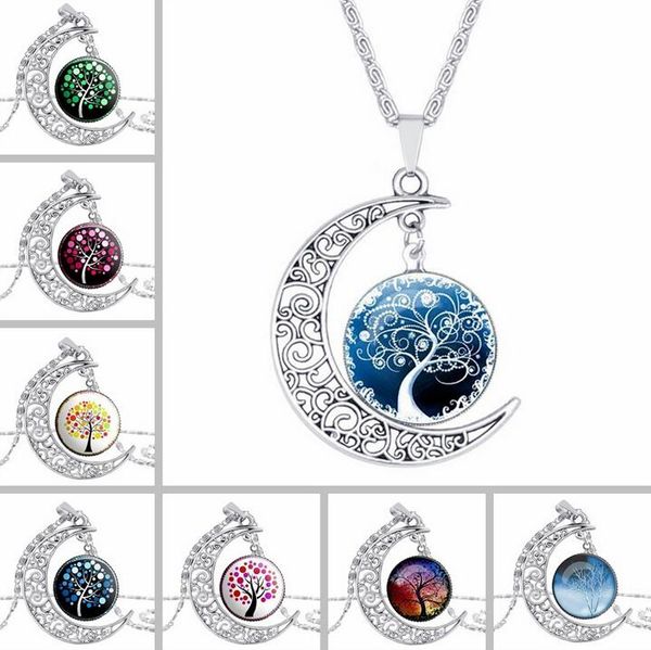 gift breaking the moon time gemstone necklace sweater chain life tree glass pendant wfn172 (with chain) mix order 20 pieces a lot, Silver
gift breaking the moon time gemstone necklace sweater chain life tree glass pendant wfn172 (with chain) mix order 20 pieces a lot, Silver