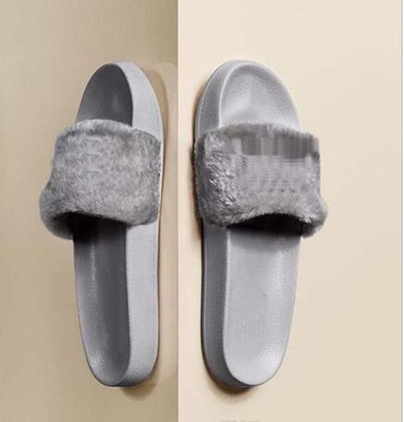 2016 grey rihanna fenty slides sandals with original boxes grey womens slippers indoor girls fashion, Black
2016 grey rihanna fenty slides sandals with original boxes grey womens slippers indoor girls fashion, Black