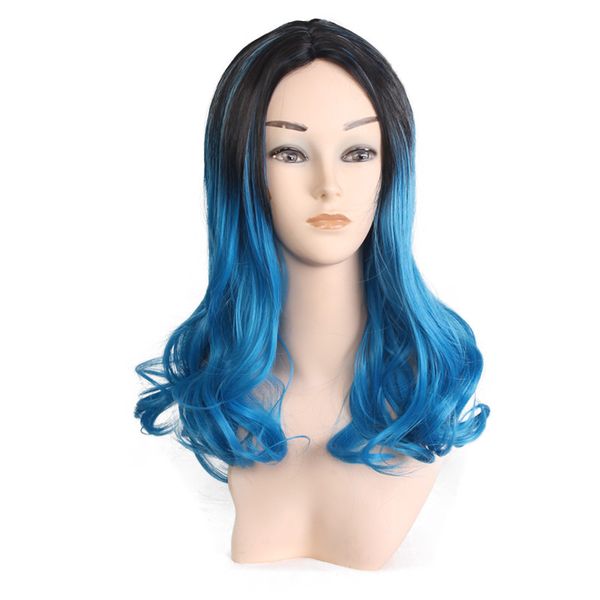 woodfestival ombre pink blue curly medium length wig women fiber synthetic wig black heat resistant hair wigs 50cm
woodfestival ombre pink blue curly medium length wig women fiber synthetic wig black heat resistant hair wigs 50cm