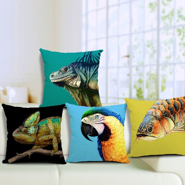 animal parrot chameleon fish cushion cover living room bedroom sofa decoration pillow cases scandinavia square linen pillow covers
animal parrot chameleon fish cushion cover living room bedroom sofa decoration pillow cases scandinavia square linen pillow covers