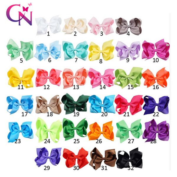 32 colors 6 inch hair bow plain color grosgrain ribbon boutique hair bows with alligator clips, Slivery;white
32 colors 6 inch hair bow plain color grosgrain ribbon boutique hair bows with alligator clips, Slivery;white