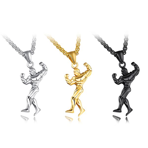men dumbbells pendant necklace fitness bodybuilder stainless steel barbell pendants chains necklaces christmas charm gifts jewelry fashion, Silver
men dumbbells pendant necklace fitness bodybuilder stainless steel barbell pendants chains necklaces christmas charm gifts jewelry fashion, Silver