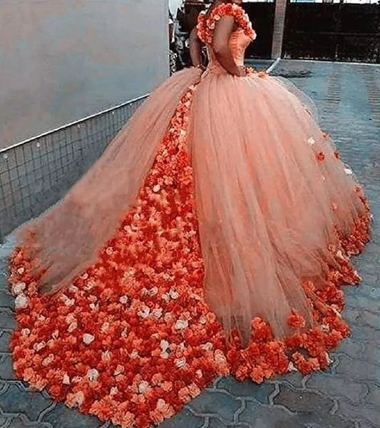 coral off the shoulder ball gown prom dresses with handmade flowers tulle back girls pageant dress lace up princess quinceanera dress, Black
coral off the shoulder ball gown prom dresses with handmade flowers tulle back girls pageant dress lace up princess quinceanera dress, Black