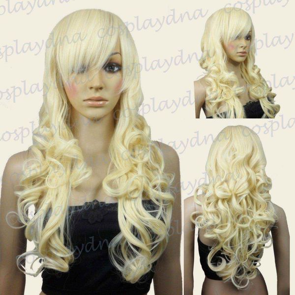 70cm light golden blonde heat styleable bang curly long cosplay wigs 70_lgb, Golden;white
70cm light golden blonde heat styleable bang curly long cosplay wigs 70_lgb, Golden;white