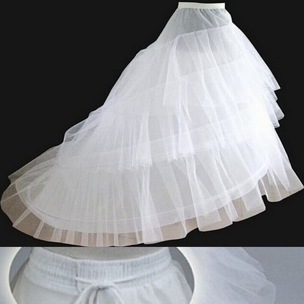 petticoats with train 2017 gorgeous white wedding gown crinoline underskirt 3-layers bridal accessories
petticoats with train 2017 gorgeous white wedding gown crinoline underskirt 3-layers bridal accessories