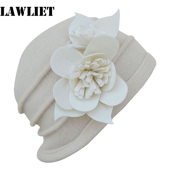 wholesale-a123 beige felt flower trimmed womens warmer wool beanie cap dress crochet hat, Blue;gray
wholesale-a123 beige felt flower trimmed womens warmer wool beanie cap dress crochet hat, Blue;gray