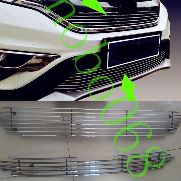 for honda crv 2015-16 car front cover grid metal stripes upper trim lower grill frame silvery
for honda crv 2015-16 car front cover grid metal stripes upper trim lower grill frame silvery