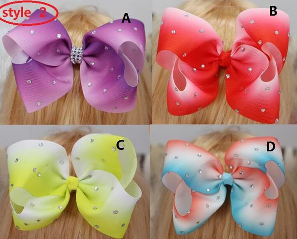 ombre rainbow ribbon hair bow clip 6inch large rhinestone hair bow 20pcs/, Slivery;white
ombre rainbow ribbon hair bow clip 6inch large rhinestone hair bow 20pcs/, Slivery;white