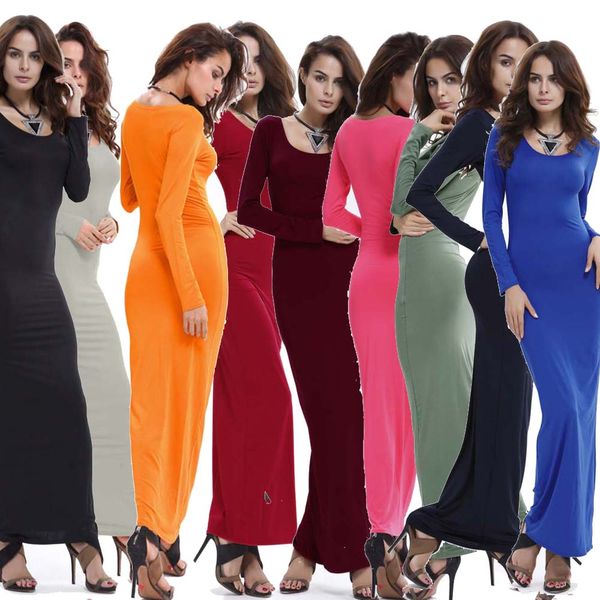 12 COLOR Womens Autumn Solid Color Casual Bodycon Long Dress Ladies Long Sleeve Fall Tight Dresses
12 COLOR Womens Autumn Solid Color Casual Bodycon Long Dress Ladies Long Sleeve Fall Tight Dresses