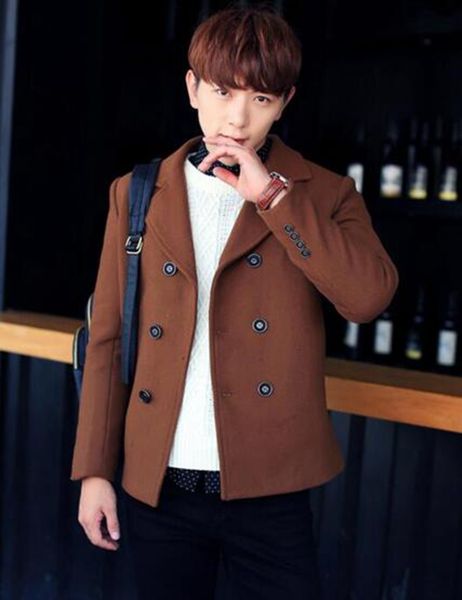 men's autumn/winter in europe and the han edition grade woolen cloth new fashion boutique joker trench coat / s-3xl, Black
men's autumn/winter in europe and the han edition grade woolen cloth new fashion boutique joker trench coat / s-3xl, Black