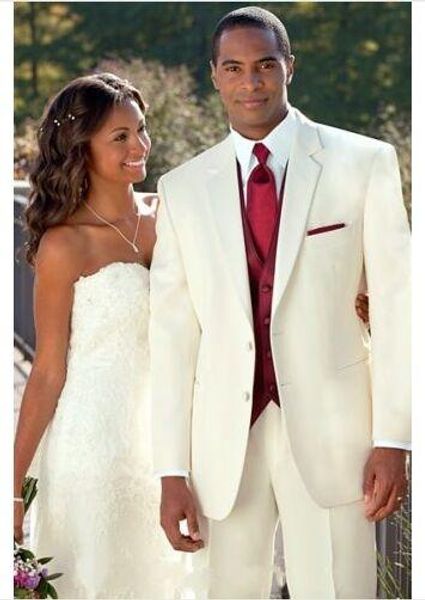wholesale- custom made 2016 beige men's suits with pants groom men wedding suit single breasted two buttons traje de hombre formal, White;black
wholesale- custom made 2016 beige men's suits with pants groom men wedding suit single breasted two buttons traje de hombre formal, White;black