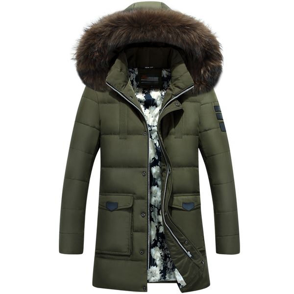 wholesale- new style 2016thick warm winter duck down jacket for men waterproof fur collar parkas hooded coat western style, Black
wholesale- new style 2016thick warm winter duck down jacket for men waterproof fur collar parkas hooded coat western style, Black