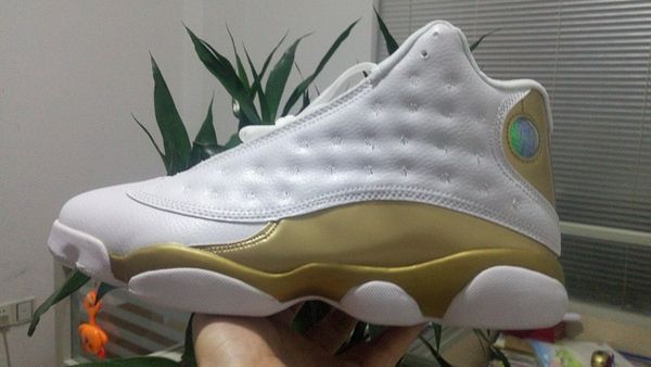 xiii 13s dmp mens basketball shoes sneaker white gold athletic training tennis shoes size 41-47
xiii 13s dmp mens basketball shoes sneaker white gold athletic training tennis shoes size 41-47