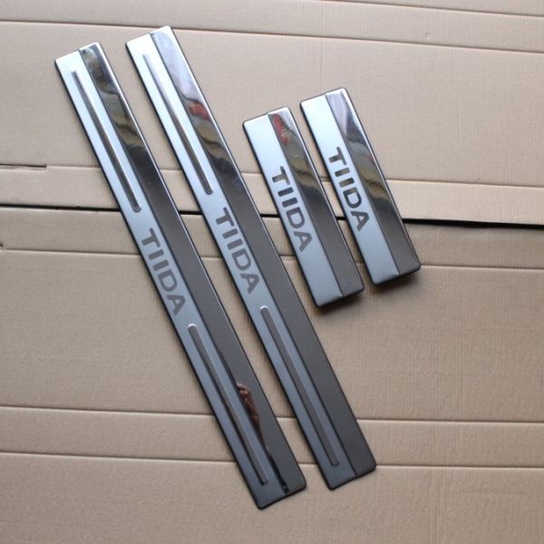 for nissan tiida 2011 stainless steel scuff plate door sill ultrathin threshold strip welcome pedal car styling accessories 4pcs
for nissan tiida 2011 stainless steel scuff plate door sill ultrathin threshold strip welcome pedal car styling accessories 4pcs