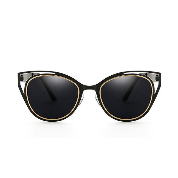 fashion women round cat eye sunglasses uv400 metal frame colorful eyeglasses hollow summer travel polarized sunglasses, White;black
fashion women round cat eye sunglasses uv400 metal frame colorful eyeglasses hollow summer travel polarized sunglasses, White;black