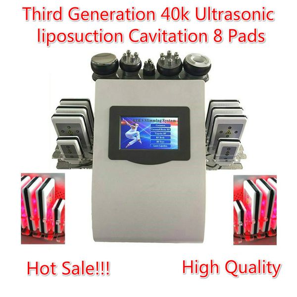 2018 40k ultrasonic liposuction cavitation 8 pads lllt lipo laser slimming machine vacuum rf skin care salon spa equipment
2018 40k ultrasonic liposuction cavitation 8 pads lllt lipo laser slimming machine vacuum rf skin care salon spa equipment
