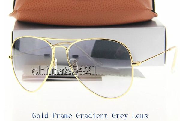 Men women pilot ungla e de igner un gla e alloy metal gold frame gradient grey gla len 58mm 62mm with ca e and box
Men women pilot ungla e de igner un gla e alloy metal gold frame gradient grey gla len 58mm 62mm with ca e and box