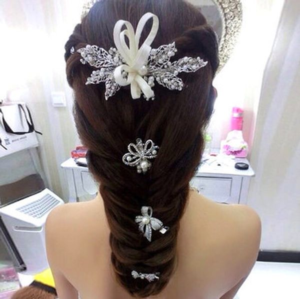 wedding bridal bridesmaid handmade pearl ribbon hairpin new fashion headdress pearl ribbon hair band hair jewelry accessories, Silver
wedding bridal bridesmaid handmade pearl ribbon hairpin new fashion headdress pearl ribbon hair band hair jewelry accessories, Silver