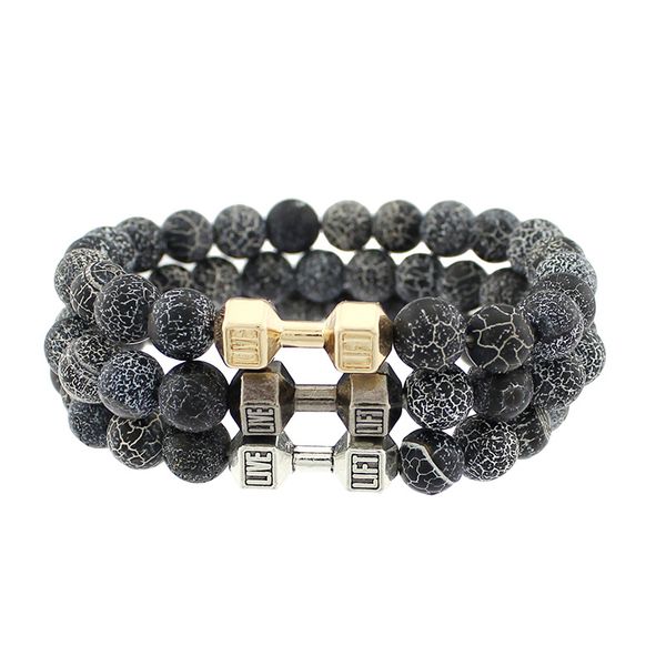 weathering agate stone dumbbell bracelet nature stone protection energy healing chakra energy bracelets christmas gift b355s, Golden;silver
weathering agate stone dumbbell bracelet nature stone protection energy healing chakra energy bracelets christmas gift b355s, Golden;silver