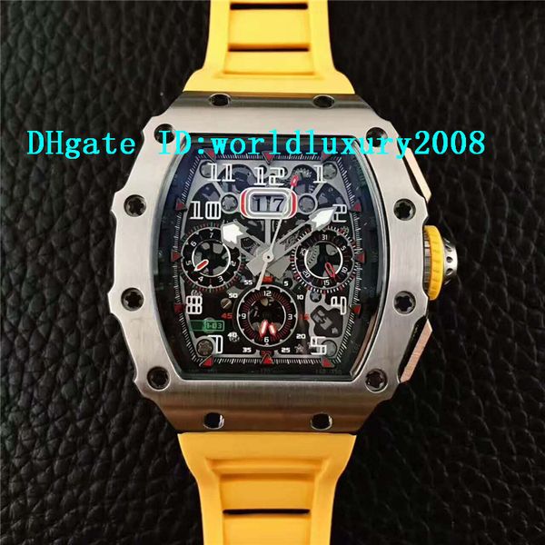 Luxury Brand Hot Selling Stainless Steel Case Oversize Date Skeleton Automatic Mens Sports Watch Red Rubber Strap Transparent Caseback
Luxury Brand Hot Selling Stainless Steel Case Oversize Date Skeleton Automatic Mens Sports Watch Red Rubber Strap Transparent Caseback