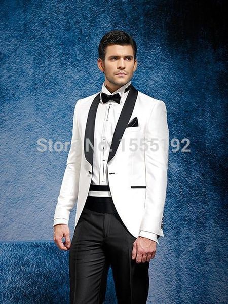 wholesale- 2017--new design shawl colar groom tuxedos slim fit bridegroom wedding dress prom suit boyfriend blazer(jacket+pants+tie+girdle, White;black
wholesale- 2017--new design shawl colar groom tuxedos slim fit bridegroom wedding dress prom suit boyfriend blazer(jacket+pants+tie+girdle, White;black