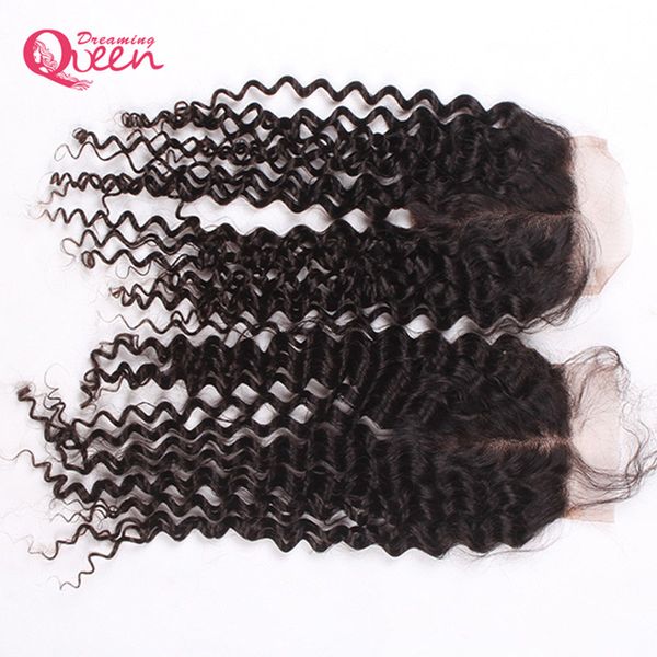 brazilian virgin human hair closure kinky curly lace closure bleached knots middle three part 4x4 hair closure, Black
brazilian virgin human hair closure kinky curly lace closure bleached knots middle three part 4x4 hair closure, Black