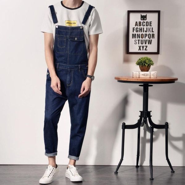 wholesale- 2017 plus size 4xl black denim jumpsuit men autumn spring overalls jeans male suspender bib pants ny jeans male bib pants, Blue
wholesale- 2017 plus size 4xl black denim jumpsuit men autumn spring overalls jeans male suspender bib pants ny jeans male bib pants, Blue
