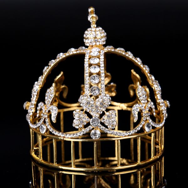 bride alloy crown headband diamond-encrusted wedding hair jewelry new baroque bridal tiara crown women hair accessories headpieces, Slivery;golden
bride alloy crown headband diamond-encrusted wedding hair jewelry new baroque bridal tiara crown women hair accessories headpieces, Slivery;golden