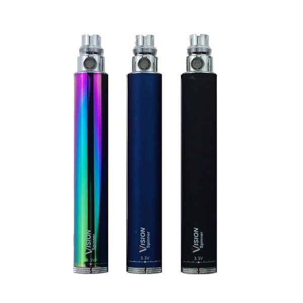Vision Spin I eGo C Twist battery Variable Voltage 3.3~4.8V 900 mAh 1100 mAh 1300 mAh 510 thread electronic cigarette battery
Vision Spin I eGo C Twist battery Variable Voltage 3.3~4.8V 900 mAh 1100 mAh 1300 mAh 510 thread electronic cigarette battery