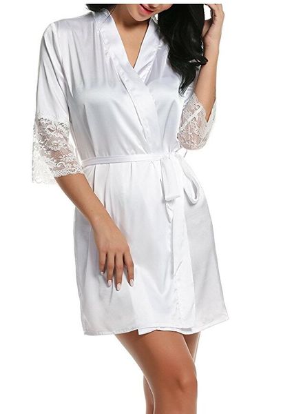women's sleepwear wholesale- autumn style lace bathrobes real silk robe nightwear temptation home wear female badjas, Black;red
women's sleepwear wholesale- autumn style lace bathrobes real silk robe nightwear temptation home wear female badjas, Black;red