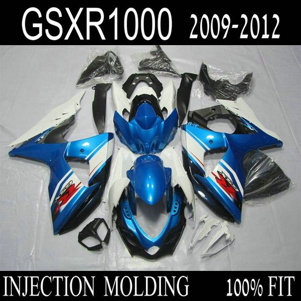 new injection mold fairing kit for suzuki gsxr1000 09 10 11 12 blue white black motorcycle fairings set gsxr 1000 2009-2012 it47
new injection mold fairing kit for suzuki gsxr1000 09 10 11 12 blue white black motorcycle fairings set gsxr 1000 2009-2012 it47