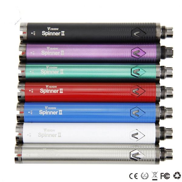 Видение Spinner 2 Twist II Батарея 1650mAh Vape батареи Регулируемое напряжение 3,3 ~ 4.8V Для 510 темы Испаритель Электронные сигареты Ego Atomiz
Видение Spinner 2 Twist II Батарея 1650mAh Vape батареи Регулируемое напряжение 3,3 ~ 4.8V Для 510 темы Испаритель Электронные сигареты Ego Atomiz