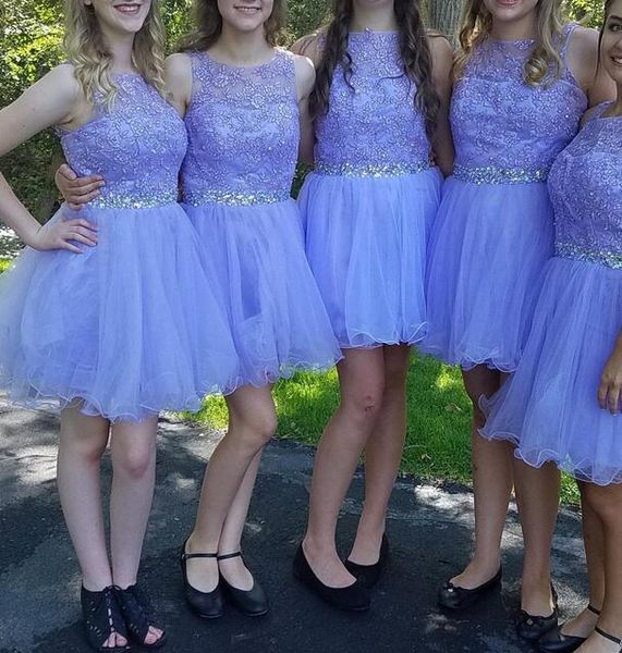 lavender tulle lace short homecoming dresses scoop neck sleeveless crystal beaded light sky blue short prom dresses, Blue;pink
lavender tulle lace short homecoming dresses scoop neck sleeveless crystal beaded light sky blue short prom dresses, Blue;pink