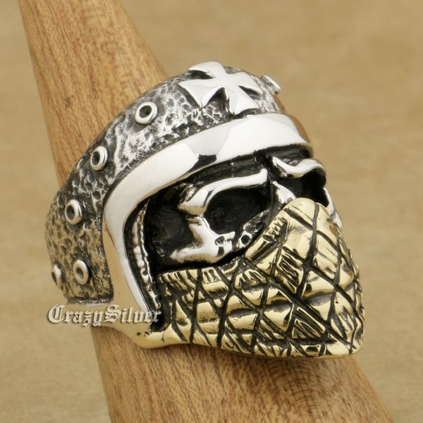 linsion 925 sterling silver motorcycle helmet skull brass mask mens biker ring ta23 us size 7 to 15, Golden;silver
linsion 925 sterling silver motorcycle helmet skull brass mask mens biker ring ta23 us size 7 to 15, Golden;silver