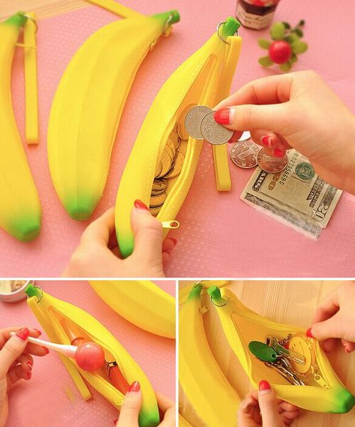 wholesale- novelty 1x silicone banana coin bag purse - 21cm handbag wallet pocket cosmetics storage bag pouch, Red;black
wholesale- novelty 1x silicone banana coin bag purse - 21cm handbag wallet pocket cosmetics storage bag pouch, Red;black