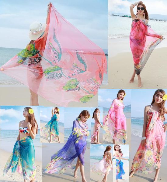 2017 fashion women summer chiffon style around 175cm length flower printing large size beach scarf sunproof shawl luxury style 24 colors, Blue;gray
2017 fashion women summer chiffon style around 175cm length flower printing large size beach scarf sunproof shawl luxury style 24 colors, Blue;gray