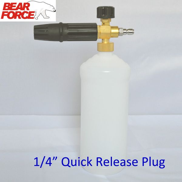 wholesale- foam nozzle/ foam generator/ snow lance sprayer foam/ high pressure soap foamer with quick plug 1/4 for high pressure washer
wholesale- foam nozzle/ foam generator/ snow lance sprayer foam/ high pressure soap foamer with quick plug 1/4 for high pressure washer