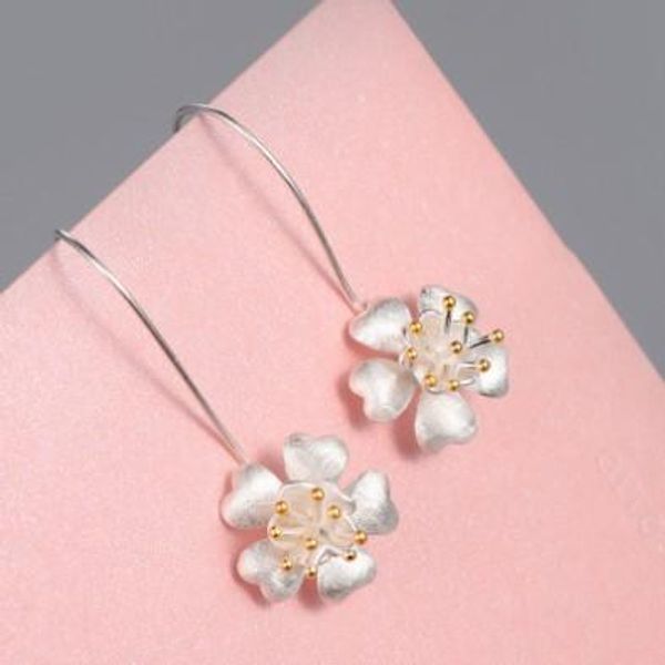 charm flower earrings s925 silver sterling flower hanging dangle earrings jewelry gifts for her hoop earrings, Golden;silver
charm flower earrings s925 silver sterling flower hanging dangle earrings jewelry gifts for her hoop earrings, Golden;silver