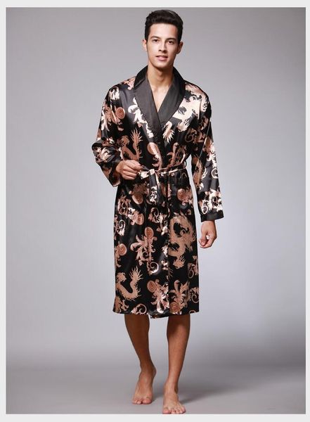 2017 men's robe fashion printed long-sleeve male bathrobes kimono v-neck sleepwear summer 545, Black;brown
2017 men's robe fashion printed long-sleeve male bathrobes kimono v-neck sleepwear summer 545, Black;brown