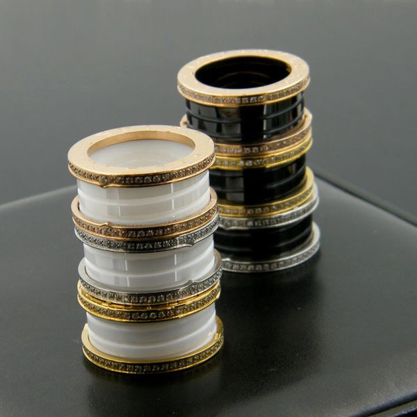 spring-like thread on both sides of the ceramic ring gear titanium steel diamond ring jewelry high-grade foreign trade goods supply, Silver
spring-like thread on both sides of the ceramic ring gear titanium steel diamond ring jewelry high-grade foreign trade goods supply, Silver