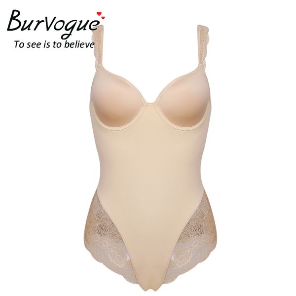 wholesale- burvogue women waist control slimming underwear shapers body shaper seamless push up shapewear thin cups bodysuit, Black;white
wholesale- burvogue women waist control slimming underwear shapers body shaper seamless push up shapewear thin cups bodysuit, Black;white