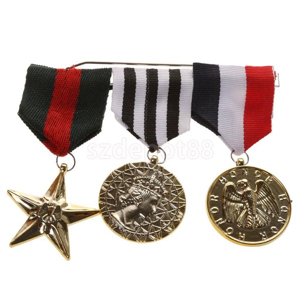 wholesale- novelty hero cosplay badge brooch pin drape medal ribbon party fancy dress costume parties, Gray
wholesale- novelty hero cosplay badge brooch pin drape medal ribbon party fancy dress costume parties, Gray