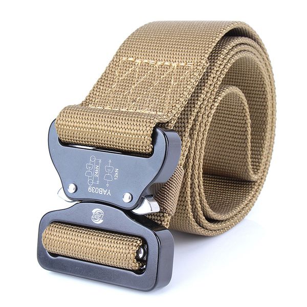 aluminum buckle belt, men's army fan belt, multi functional nylon tactical training belt can be customized logo, Black;green
aluminum buckle belt, men's army fan belt, multi functional nylon tactical training belt can be customized logo, Black;green