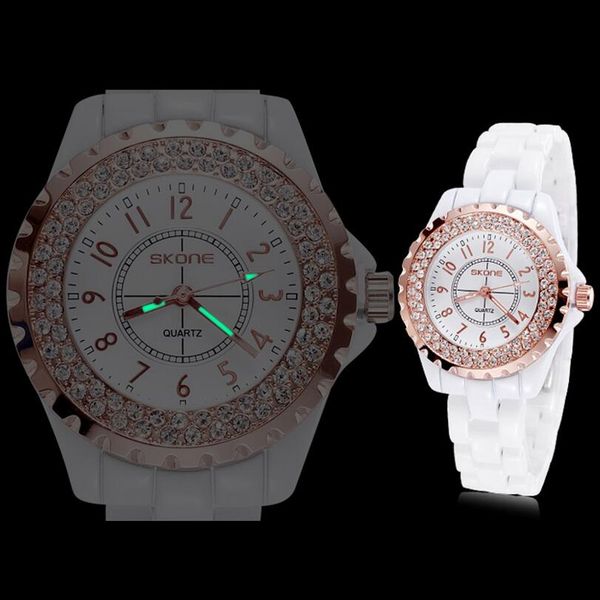 skone luminous quartz ceramic watch waterproof watchs students, Slivery;brown
skone luminous quartz ceramic watch waterproof watchs students, Slivery;brown